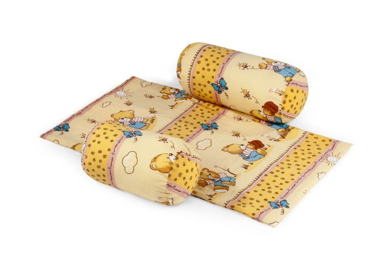 Suport de siguranta SomnArt cu paturica impermeabila pentru bebelusi, Honey [2]