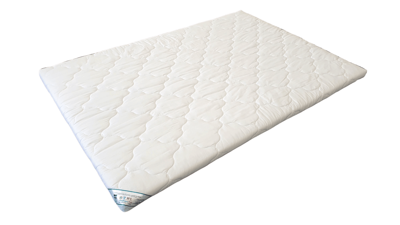 Topper cu memorie, husa bumbac, detasabila, spalare la 90°C, HypoallergenicMed Somnart, 120x200 cm [2]