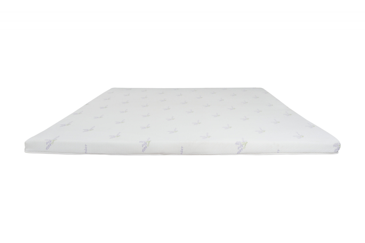 Topper cu spuma poliuretanica Superconfort Lavant 7 Zone 180x200, husa detasabila si lavabila, tratament lavanda, fermitate medie [2]