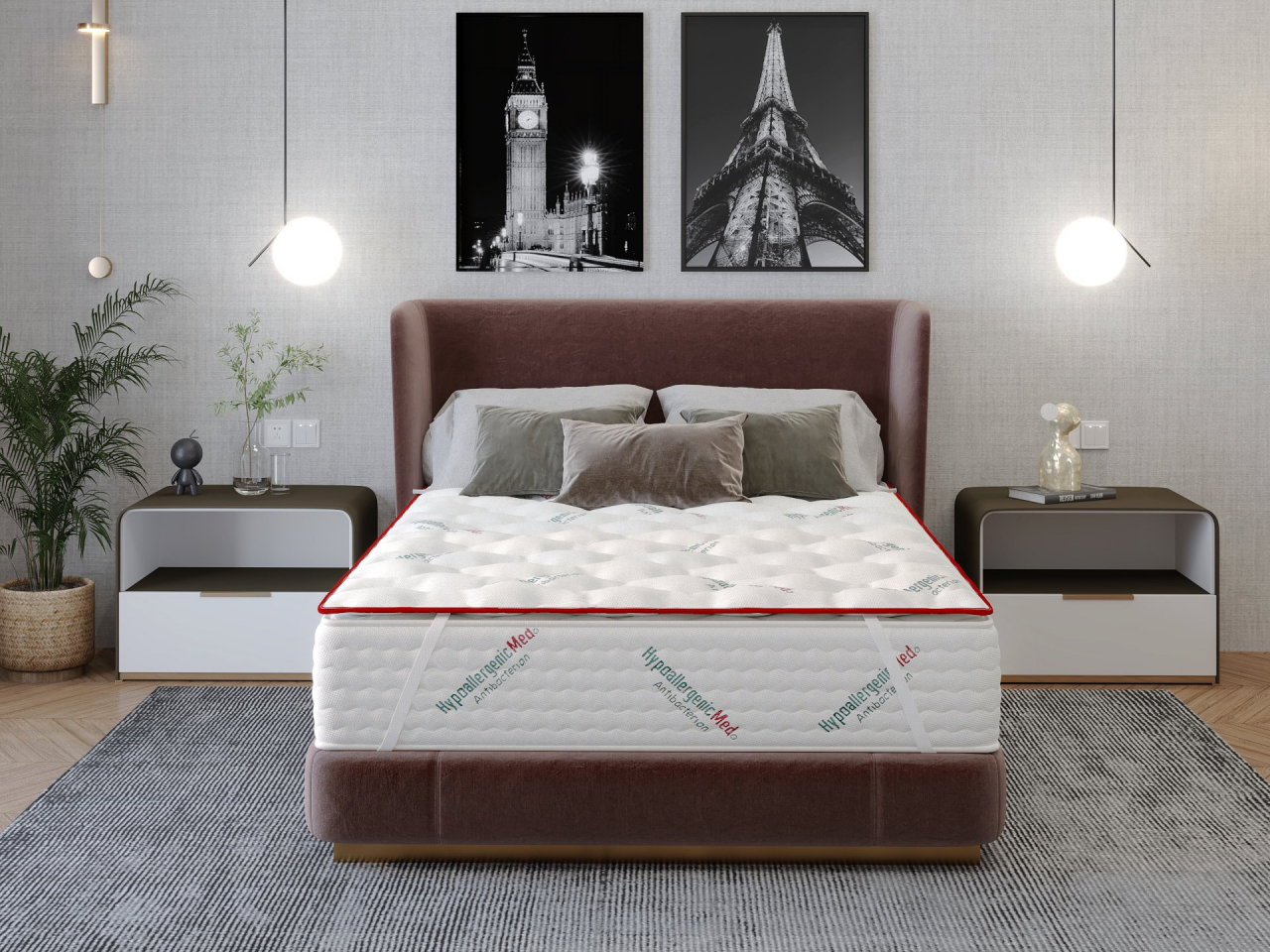 TopProtect HypoallergenicMed pentru saltea, tricot, 140x200 cm [6]