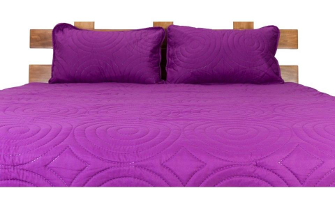 Cuvertura Pat Avantaj, Capsuna / Crem, 260x240 cm [3]