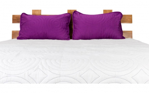 Cuvertura Pat Avantaj, Capsuna / Crem, 260x240 cm [1]