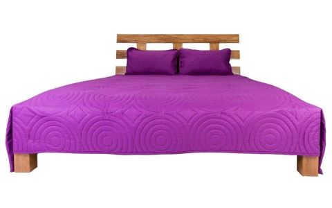 Cuvertura Pat Avantaj, Capsuna / Crem, 260x240 cm [0]