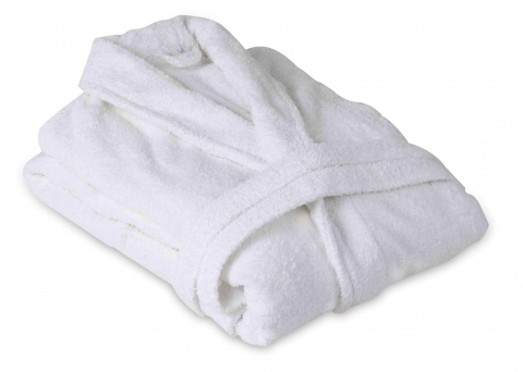 Articole baie - Halat de baie alb hotel Somnart unisex 100% bumbac, 500gsm, marimea L
