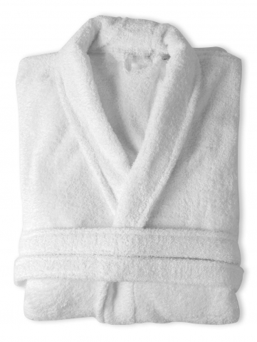 Halat de baie alb hotel Somnart unisex 100% bumbac, 500gsm, marimea XL [1]