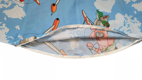 Husa aditionala pentru Perna 3 in 1 SomnArt de gravida si alaptare, model aviator [2]