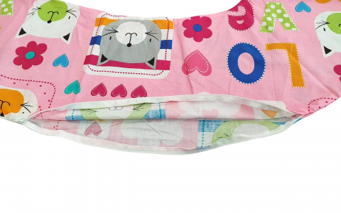 Husa aditionala pentru Perna mutifunctionala SomnArt de gravide Mami, Pisicute [2]