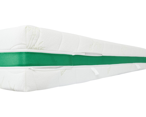 Husa saltea 160x200x27, Bamboo, sistem de aerisire 3D, matlasata, lavabila, detasabila, cu fermoar [1]