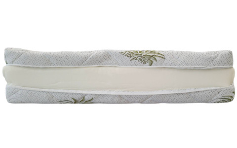Husa saltea 160x200x20, Aloe Vera, matlasata, lavabila, detasabila, cu fermoar 4 laturi [2]