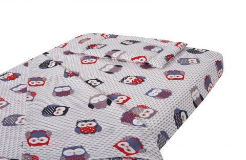 Lenjerie copii, Bumbac, (cearceaf pat 110x170 cm, cearceaf pilota 100x140 cm,fata perna 40x60 cm), diverse modele [15]