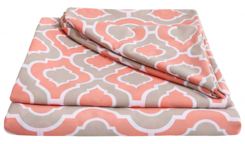 Lenjerii de pat - Lenjerie de pat bumbac polycotton, SomnART, pentru pat de 2 persoane XXL (2 fete perne 50x70, cearceaf pat 240x260, cearceaf pilota 220x200), Iris