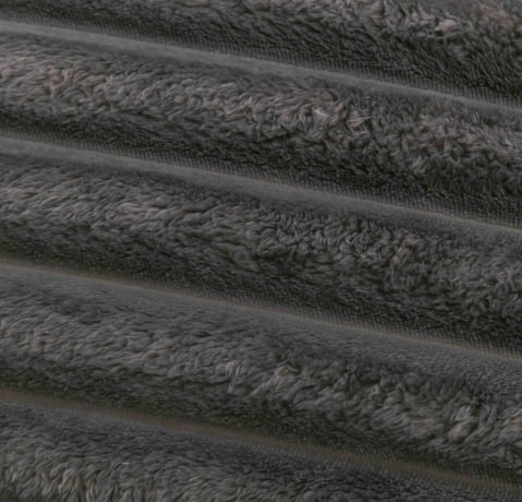 Lenjerie de pat dublu cocolino,4 piese.cearceaf cu elastic,,dungi 5cm,gri inchis-A964 [3]