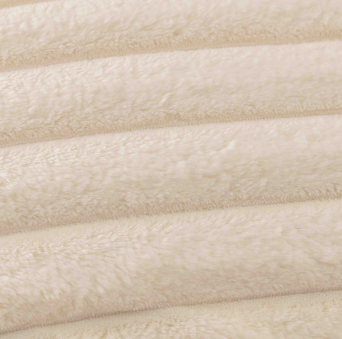 Lenjerie de pat dublu cocolino,4 piese.cearceaf cu elastic,,dungi 5cm,crem-A961 [3]
