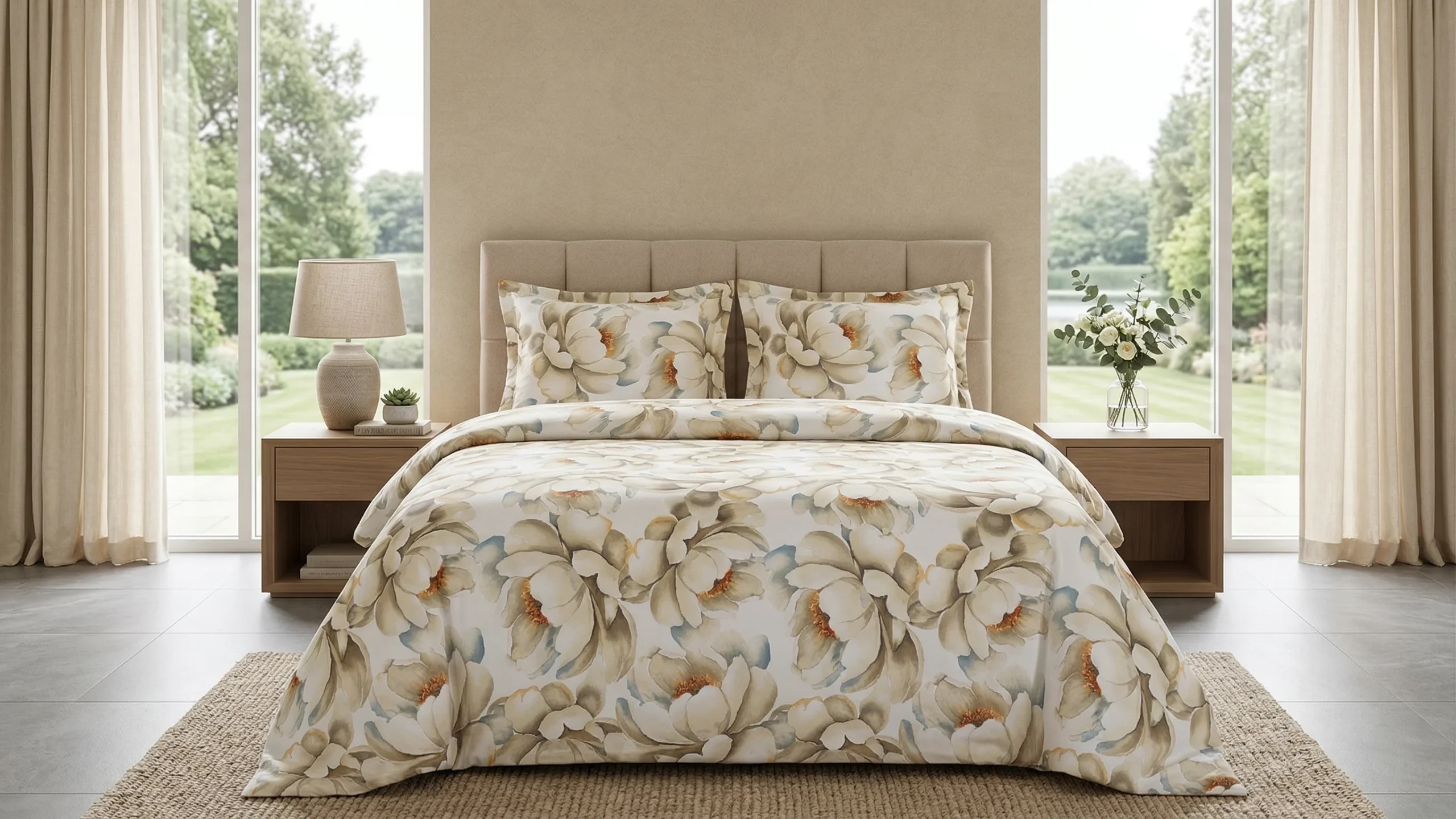 Lenjerii de pat 120x200cm - Lenjerie pat Ranforce 100% Cotton Pro (Aura Silk)
