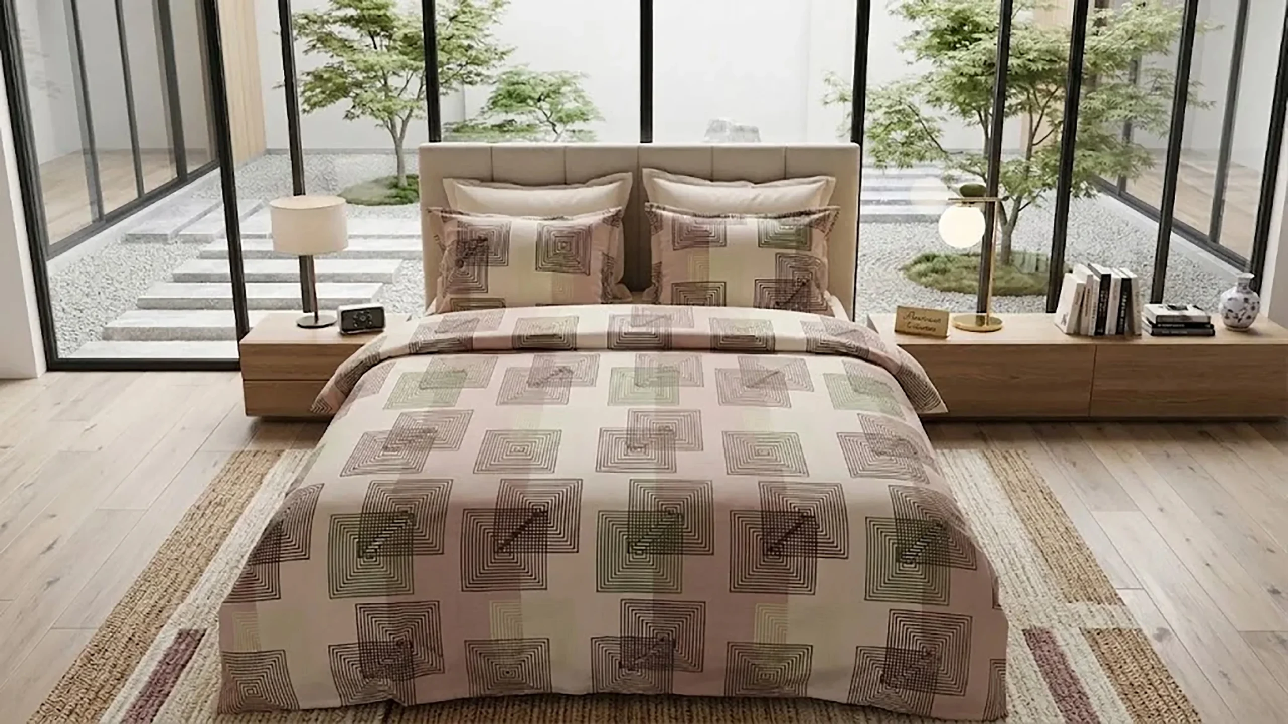 Lenjerii de pat 120x200cm - Lenjerie pat Ranforce 100% Cotton Pro (Cedar)