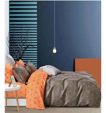 Lenjerii de pat - Lenjerie pat single,bumbac finet,4 piese,cearceaf cu elastic 140x200cm,cearceaf pilota 150x220cm,2 fete de perna 50x80cm-A1151