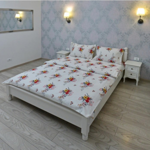 Lenjerii de pat - Lenjerie pentru 2 persoane Somnart Ultrasleep, bumbac 100%, model flori