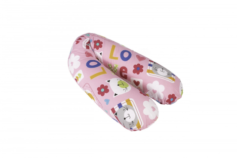 Perna 3 in 1 SomnArt de gravida si alaptare, model flori [0]