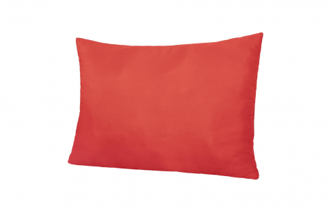 Perna 50x70 Somnart Belina, microfibra, lavabila la masina, vidata, Rosu [0]
