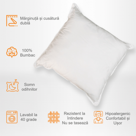 Perna antialergica 70*70,alba,Snowballs E005 [3]