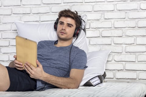 Perna puf gasca Domine 50x70 din bumbac 100% natural, joasa si moale [13]