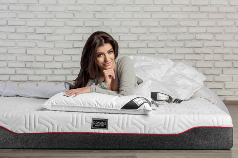 Perna puf gasca Domine 60x60 din bumbac 100% natural, fermitate medie spre tare [12]