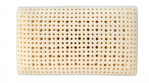 Perna Somnart LATEXCEL, 66x38x14 cm, latex natural, husa bumbac 100%, roz [3]