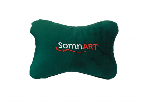 Perne - Perna Somnart pentru tetiera, verde, dimensiune 32x23