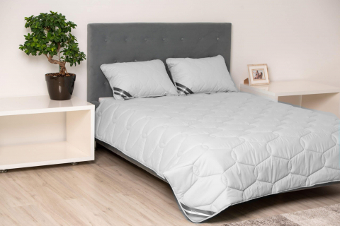 Pilote - Pilota bumbac Somnart Bella 180x200cm, umplutura 200 g/mp, de vara, gri