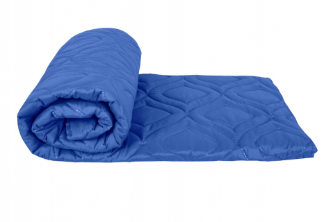 Pilota de vară 150x200 Somnart Belina, microfibra, lavabila la masina, vidata, Ultramarin [1]