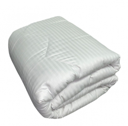 Pilota lâna de iarna 200x210,Solena,cu fata 100% bumbac damasc,alba-PLT24 [0]