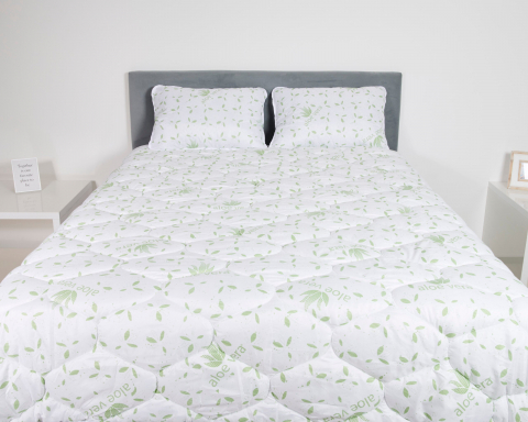 Pilota matlasata Aloe Confort Somnart, 180x200 cm, 350 g, microfibra, iarna [2]