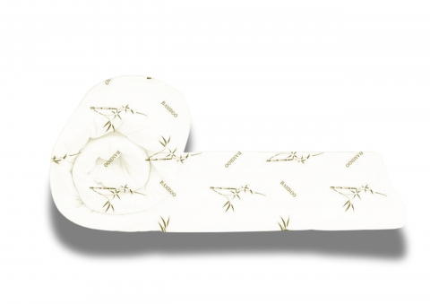 Pilote - Pilota matlasata Bambus Confort Somnart, 200x220 cm, 250 g, microfibra, primavara-toamna