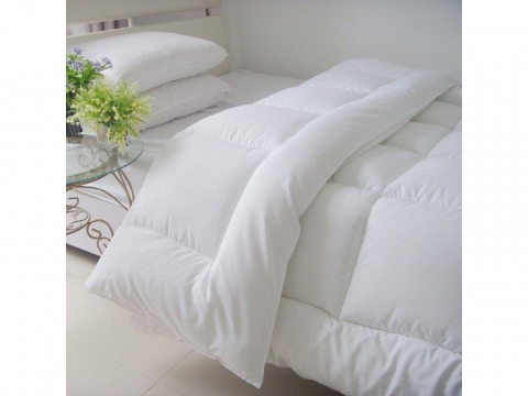 Pilote - Pilota matlasata ranforce -100% bumbac de iarna 180x210cm,alba-PLT27