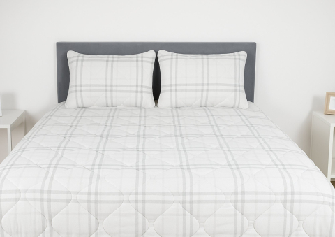 Pilota matlasata Grid Confort Somnart, 140x200 cm, 250 g, microfibra, vara [1]