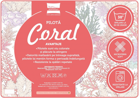 Pilota Coral microfibra Rosie, Fill 300 g/mp, 200x220 cm [2]