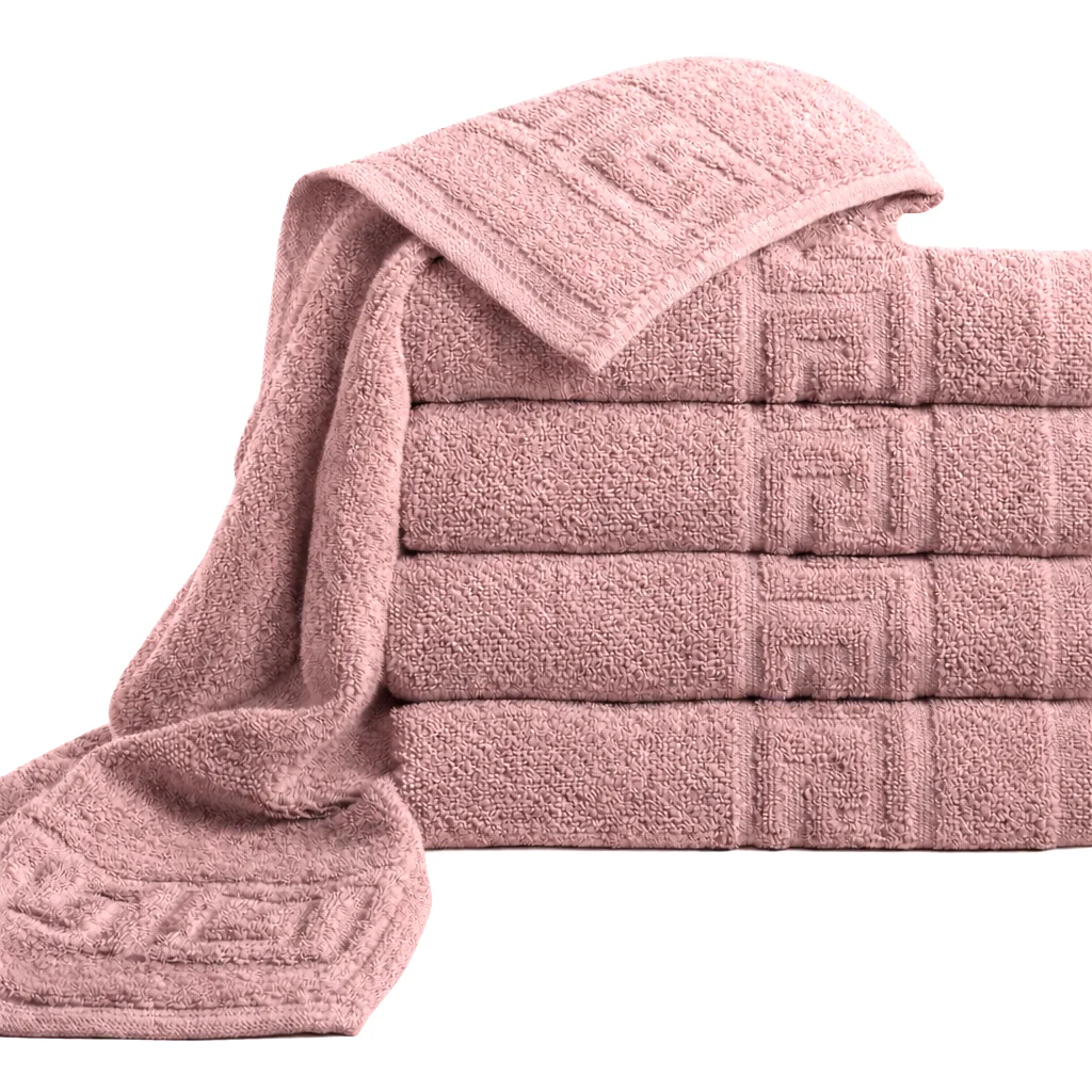 Articole baie - Prosop horeca bumbac 500 GSM Greek Border-mountbatten pink