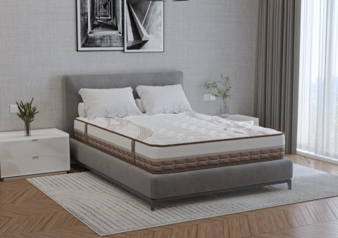 Saltele - Saltea cu arcuri Caramel Dream Pocket Multilayer, 140x200, inaltime 20 cm, fermitate medie