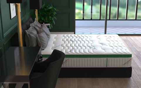 Saltea cu arcuri HypoallergenicMed Primo Protect 140x200, înălțime 23 cm, ortopedică, husă tratament antialergic, fermitate mediu-tare, sistem aerisire 3D [2]