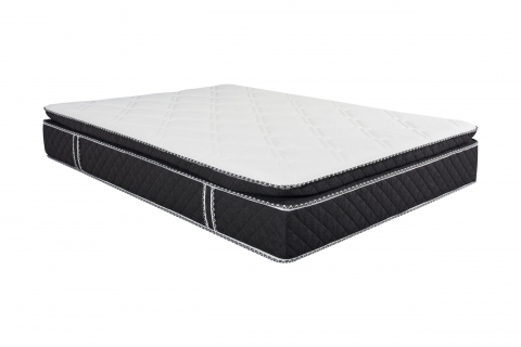 Saltea cu arcuri si memorie Somnexpert Top Confort 90x200x30, fermitate mediu-tare, cu topper integrat, cu manere [3]