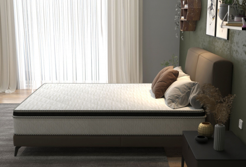 Saltea cu arcuri SomnART FERMO 140x200, înălțime 30 cm, superortopedica, husă matlasată, duritate extra ferma [3]