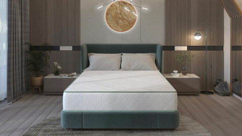Saltele ortopedice - Saltea cu arcuri SomnART LETTO Plus 90x200, înălțime 24 cm, ortopedică, husă matlasată, duritate tare