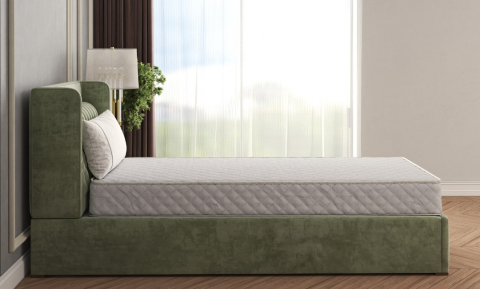 Saltea cu arcuri Somnia® 90x200, inaltime 20 cm, ortopedica, husa matlasata, duritate medie [4]