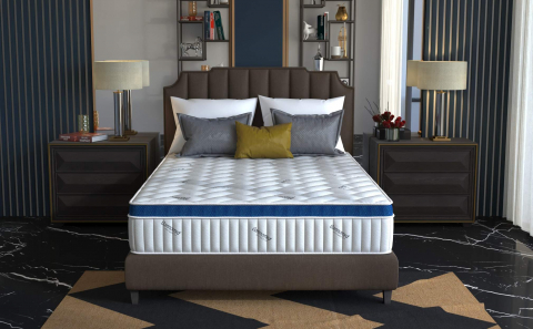 Saltele cu arcuri - Saltea cu arcuri Somnomed Complete Care 4Family 90x200, înălțime 26 cm, spumă cu memorie, husa tratament antifungic, fermitate mediu-tare, sistem aerisire 3D
