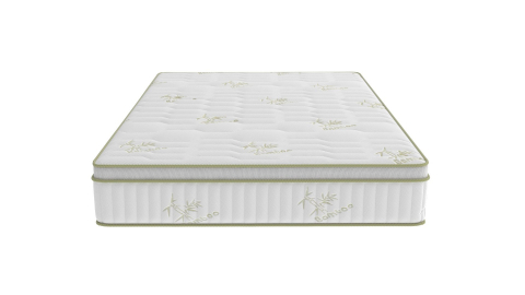 Saltea cu memorie si arcuri Bambus Super Confort Pocket Multilayer 90x200, inaltime 25 cm, husa matlasata, sistem 3D, manere, fermitate medie [4]