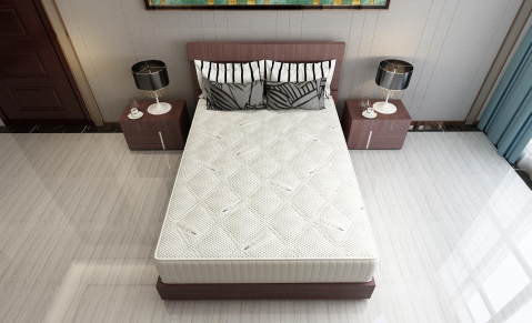 Saltea cu memorie si arcuri Silver Evolution Pocket Spring, Horeca, 90x200, inaltime 30 cm, husa cu ioni de argint, fermitate ridicata [2]