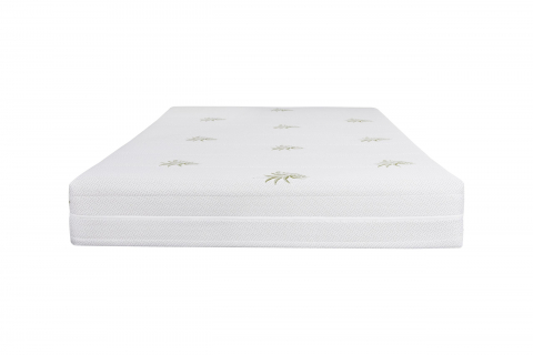Saltea cu memorie Somnart XXL Memory Plus 90x200, înălțime 25 cm, pentru persoane supraponderale, husă Aloe Vera detașabilă, rulată, fermitate mare [9]