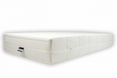 Saltea cu memorie Somnart XXL Memory Plus 90x200, înălțime 25 cm, pentru persoane supraponderale, husă Aloe Vera detașabilă, rulată, fermitate mare [20]
