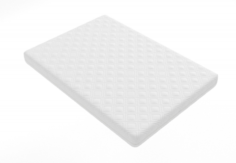 Saltea cu spumă poliuretanică 7 Zone SOMNART 120x200, înălțime 17 cm, ortopedică, husă detașabilă cu fermoar, fermitate medie [7]