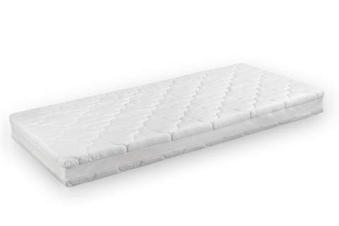 Saltele - Saltea cu spuma poliuretanica Somnart Air-flow 140x200, inaltime 16 cm, super-ventilata, husa 3D Bumbac Natur lavabila, detasabila, hipoalergenica, rulata, fermitate medie
